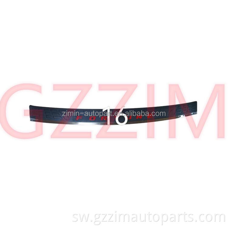 ABS Plastiki nyuma bumper sahani nyuma bumper linda sahani kwa fort*ner 2012-2016 2021